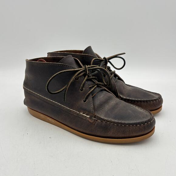 Quoddy Kennebec Chukka Boots Chocolate Men\'s 9.5 Western Indie Boat Heritage main image 10